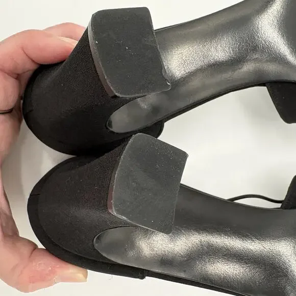 Vintage 90’s Stuart Weitzman D’Orsay Pump Heels 8 Black Sexy Classic - Picture 15 of 16